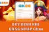 Hướng dẫn quy trình đăng nhập GK88 vỏn vẹn trong 3 bước