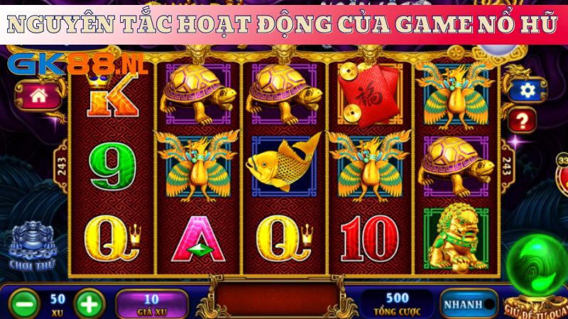 Nguyên tắc hoạt động của bản của game nổ hũ GK88